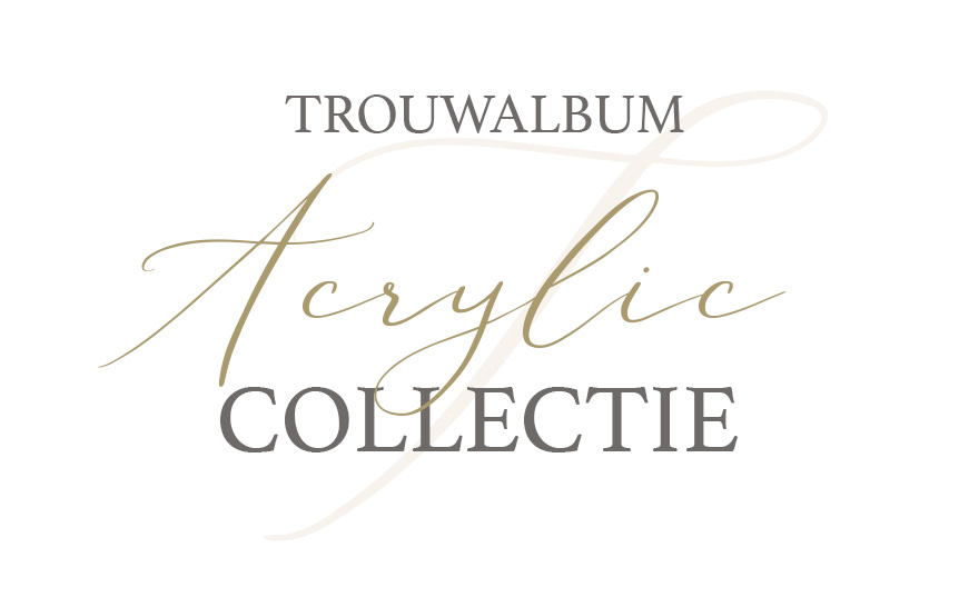 heading trouwalbum acryl collectie