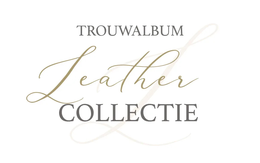 heading trouwalbum leather collectie
